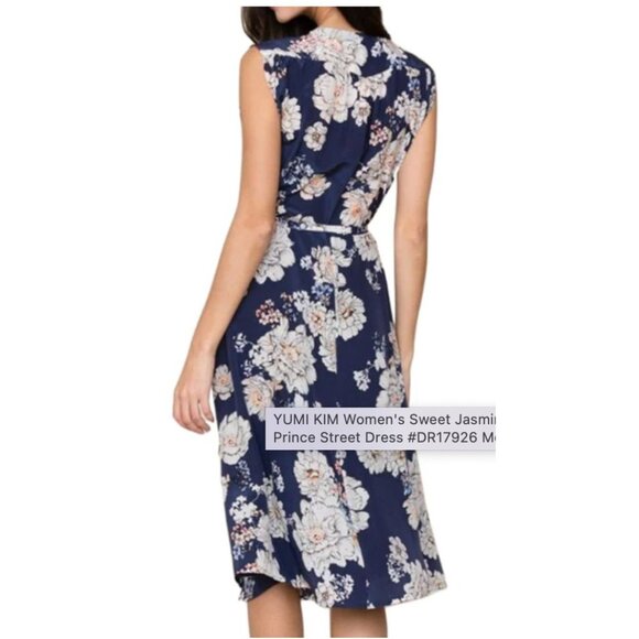 YUMI KIM Women's Prince Street Wrap Dress Blue Floral NEW Size Small $248 [jb] - Picture 3 of 6